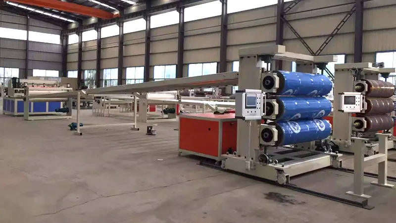 PLA Degradable Plastic Sheet extrusionem Machine